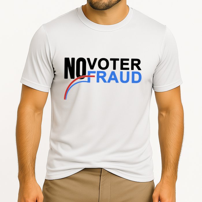 No Voter Fraud Election Cooling Performance Crew T-Shirt
