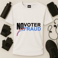 No Voter Fraud Election Cooling Performance Crew T-Shirt