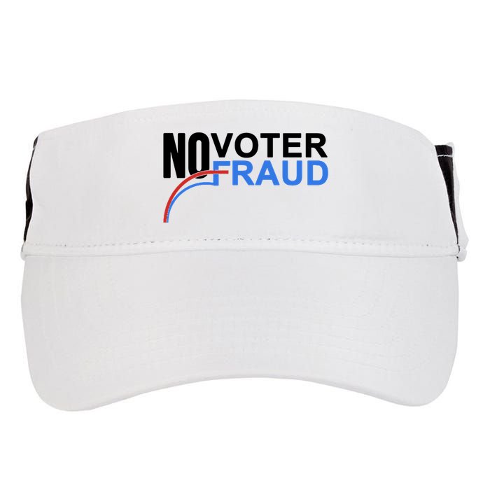 No Voter Fraud Election Adult Drive Performance Visor