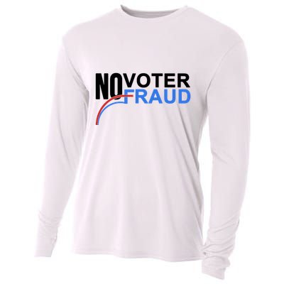 No Voter Fraud Election Cooling Performance Long Sleeve Crew