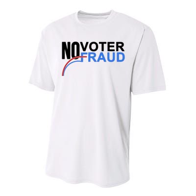 No Voter Fraud Election Performance Sprint T-Shirt