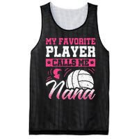 Nana Volleyball Fan Player Grandmother Team Sport Spiker Mesh Reversible Basketball Jersey Tank