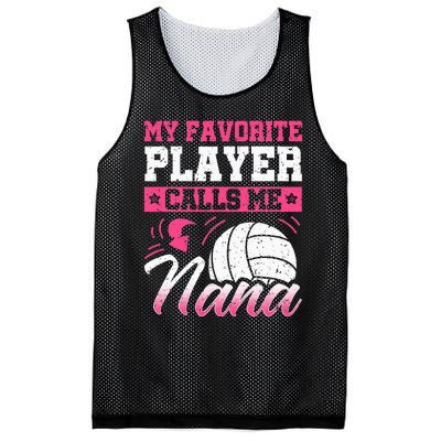 Nana Volleyball Fan Player Grandmother Team Sport Spiker Mesh Reversible Basketball Jersey Tank