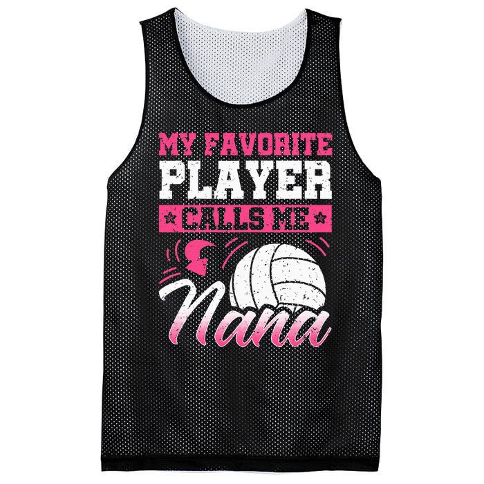 Nana Volleyball Fan Player Grandmother Team Sport Spiker Mesh Reversible Basketball Jersey Tank