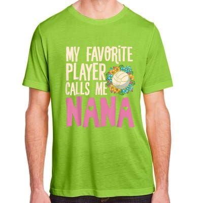 Nana Volleyball Fan Grandmother Team Sport Spiker Adult ChromaSoft Performance T-Shirt