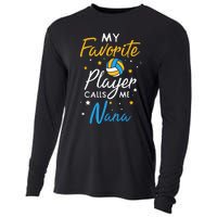 Nana Volleyball Fan Player Team Sport Grandmother Spiker Cooling Performance Long Sleeve Crew