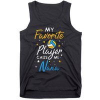 Nana Volleyball Fan Player Team Sport Grandmother Spiker Tank Top