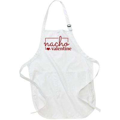 Nacho Valentine Funny Gift Full-Length Apron With Pockets