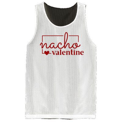 Nacho Valentine Funny Gift Mesh Reversible Basketball Jersey Tank