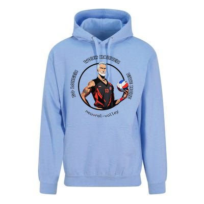 Neutral Volley Go Longer Volleyball Unisex Surf Hoodie