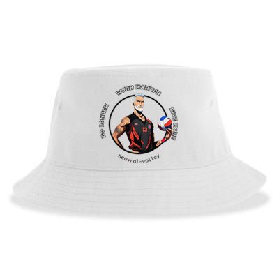 Neutral Volley Go Longer Volleyball Sustainable Bucket Hat