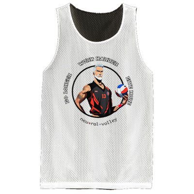 Neutral Volley Go Longer Volleyball Mesh Reversible Basketball Jersey Tank