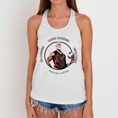 Neutral Volley Go Longer Volleyball Women's Knotted Racerback Tank