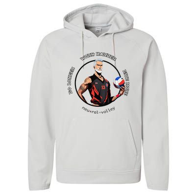 Neutral Volley Go Longer Volleyball Performance Fleece Hoodie