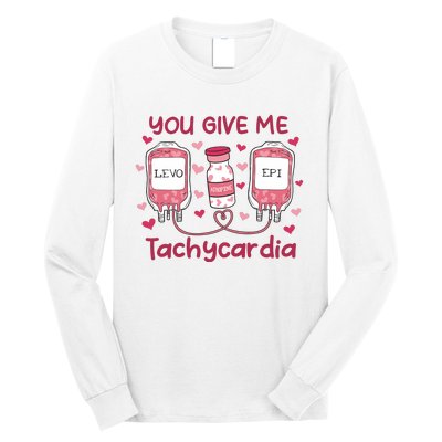 Nurse Valentine Icu Nurse Long Sleeve Shirt