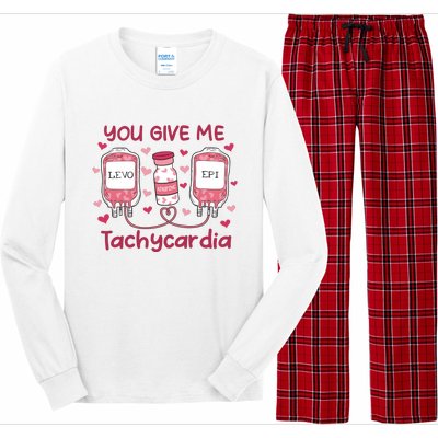 Nurse Valentine Icu Nurse Long Sleeve Pajama Set