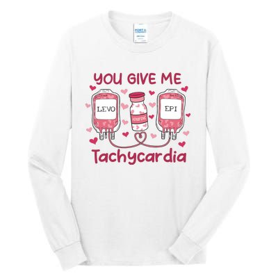 Nurse Valentine Icu Nurse Tall Long Sleeve T-Shirt