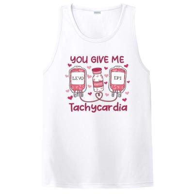 Nurse Valentine Icu Nurse PosiCharge Competitor Tank