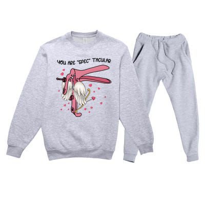 Nurse Valentine Labor And Delivery Nurse Premium Crewneck Sweatsuit Set