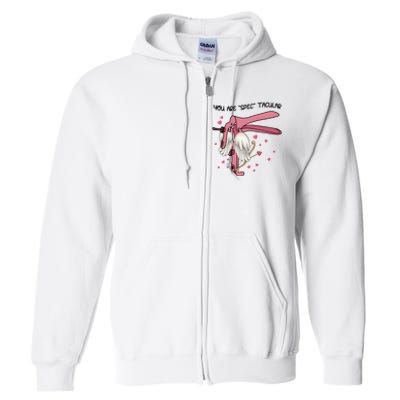 Nurse Valentine Labor And Delivery Nurse Full Zip Hoodie