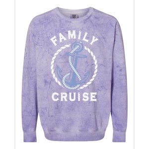 Nautical Vacation Matching Family Cruise Cruising Together Gift Colorblast Crewneck Sweatshirt