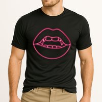 Neon Vampire Mouth Cooling Performance Crew T-Shirt