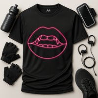 Neon Vampire Mouth Cooling Performance Crew T-Shirt