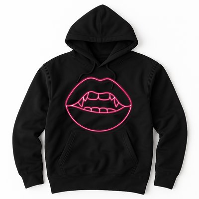 Neon Vampire Mouth Hoodie