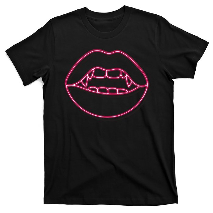 Neon Vampire Mouth T-Shirt