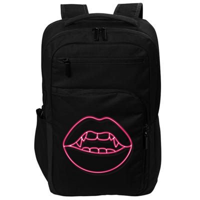 Neon Vampire Mouth Impact Tech Backpack