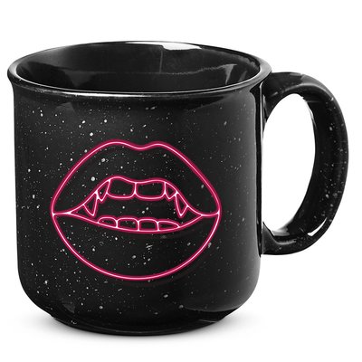 Neon Vampire Mouth 15oz Campfire Ceramic Mug