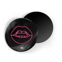 Neon Vampire Mouth Magnet