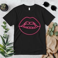 Neon Vampire Mouth Premium T-Shirt