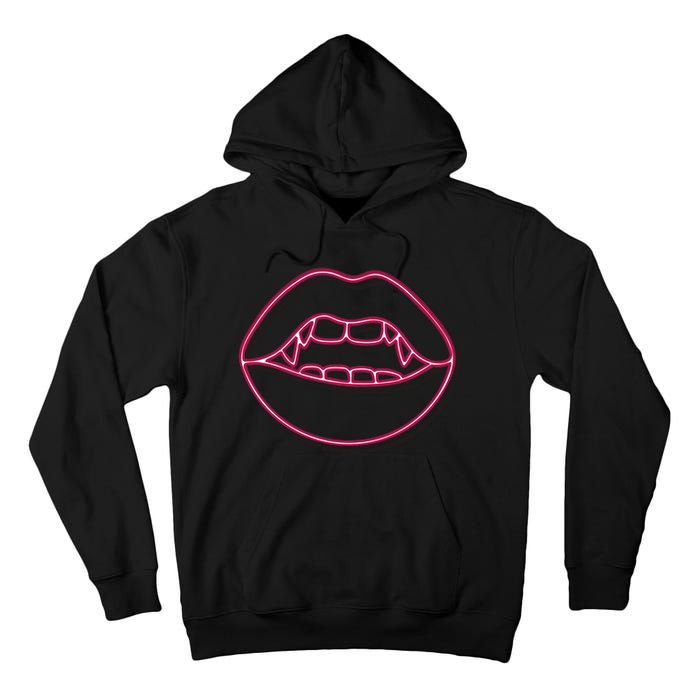 Neon Vampire Mouth Tall Hoodie