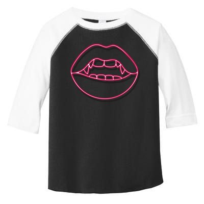 Neon Vampire Mouth Toddler Fine Jersey T-Shirt