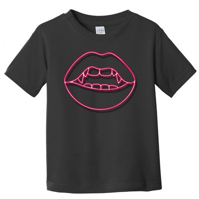 Neon Vampire Mouth Toddler T-Shirt