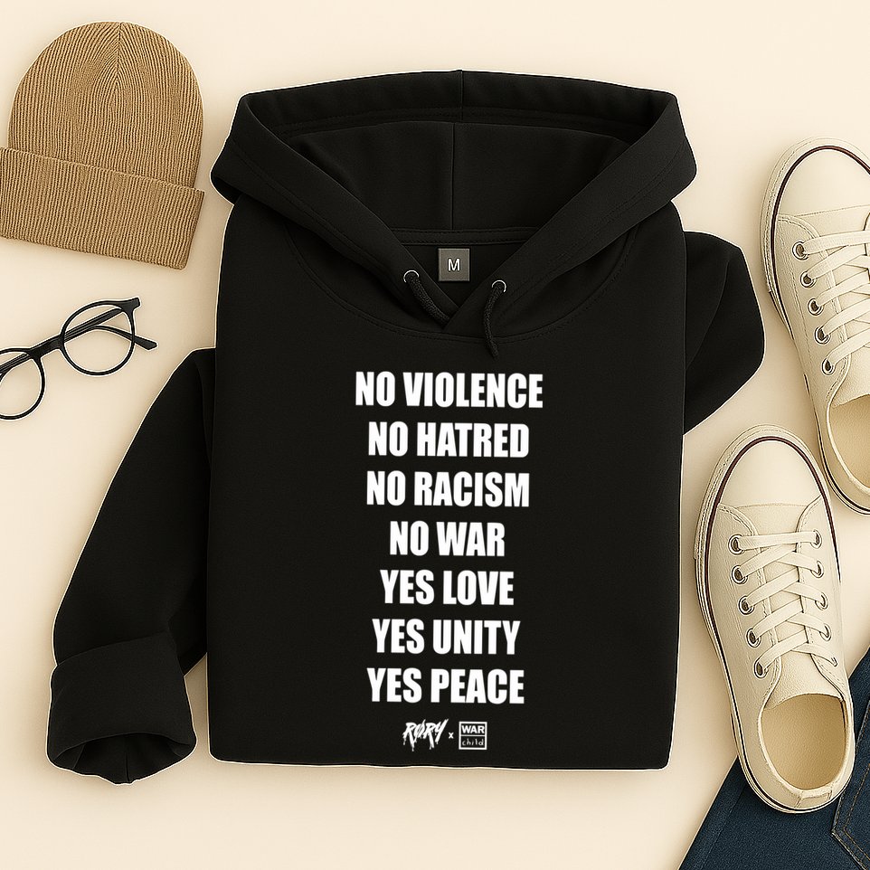 No Violence No Hatred No Racism No War Yes Love Yes Unity Yes Peace Hoodie