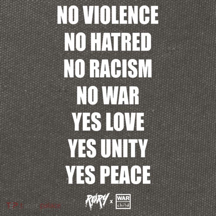 No Violence No Hatred No Racism No War Yes Love Yes Unity Yes Peace Cotton Canvas Backpack