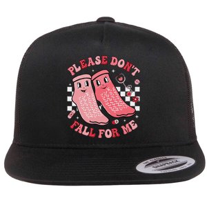 Nurse Valentine Non Slip Socks Please DonT Fall For Me Flat Bill Trucker Hat