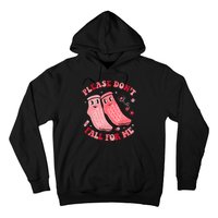 Nurse Valentine Non Slip Socks Please Dont Fall For Me Hoodie