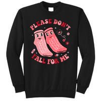 Nurse Valentine Non Slip Socks Please Dont Fall For Me Sweatshirt