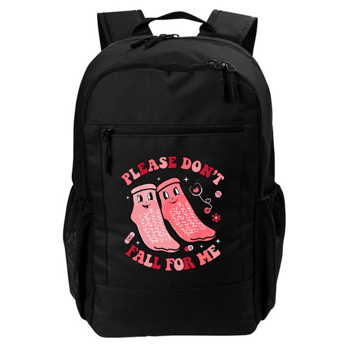 Nurse Valentine Non Slip Socks Please Dont Fall For Me Backpack