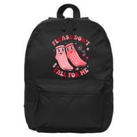 Nurse Valentine Non Slip Socks Please Dont Fall For Me 16 in Basic Backpack