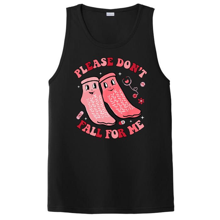 Nurse Valentine Non Slip Socks Please Dont Fall For Me PosiCharge Competitor Tank