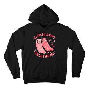 Nurse Valentine Non Slip Socks Please Dont Fall For Me Tall Hoodie