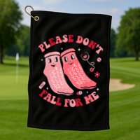 Nurse Valentine Non Slip Socks Please Dont Fall For Me Golf Towel