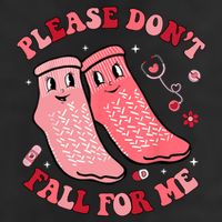 Nurse Valentine Non Slip Socks Please Dont Fall For Me Golf Towel