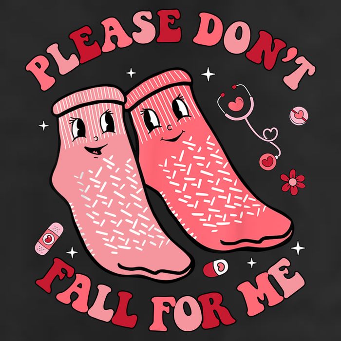 Nurse Valentine Non Slip Socks Please Dont Fall For Me Golf Towel