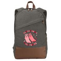 Nurse Valentine Non Slip Socks Please Dont Fall For Me Cotton Canvas Backpack