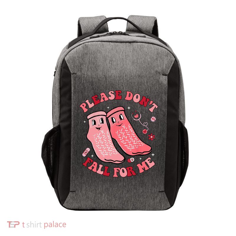 Nurse Valentine Non Slip Socks Please Dont Fall For Me Vector Backpack
